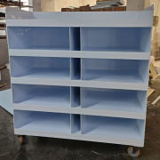 定制PP材料治具水槽推车